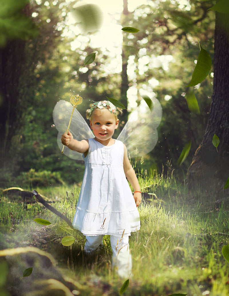 Forest Fairy Photo Manipulation / Photo Editing Services (retouched)